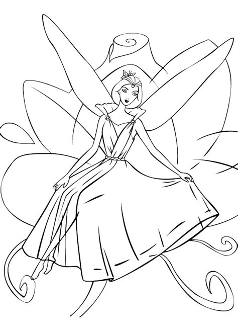 Kids-n-fun.com | 21 coloring pages of Barbie FairyTopia