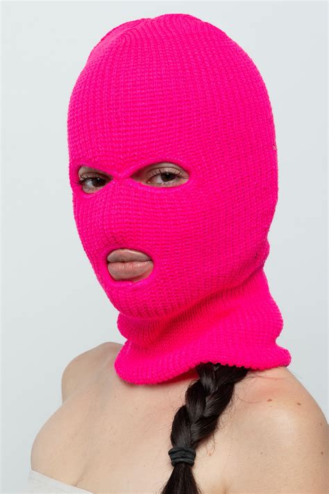 Pink Ski Mask