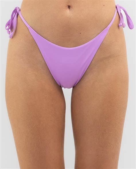 Shop Topanga Corsica G-String Bikini Bottom In Lilac - Fast Shipping