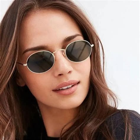 Женские овальные солнцезащитные очки в стиле стимпанк | AliExpress