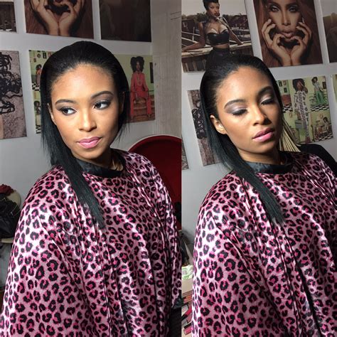 Model Tangie Watts! For Kontrol Magazine Editorial Shoot!! Makeup by