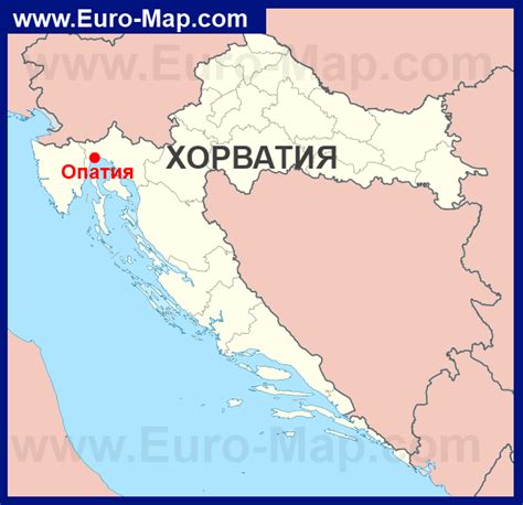 Карты Опатии (Хорватия) | Подробная карта Опатии с отелями | Опатия на ...