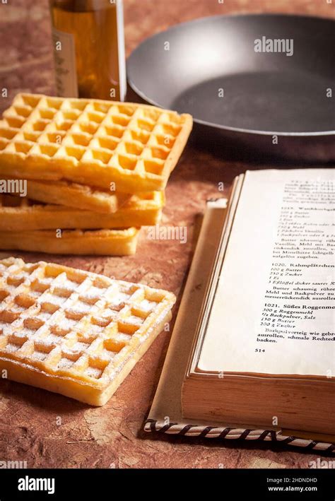 waffle, home made, waffles, home mades Stock Photo - Alamy