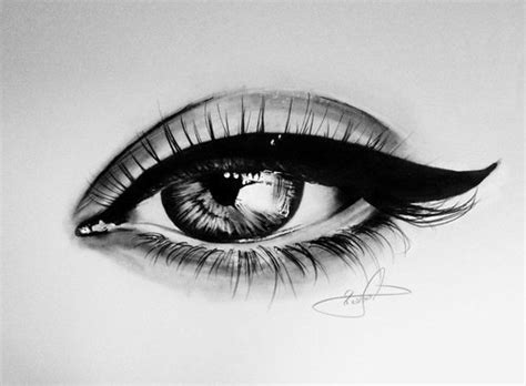 Eyeliner Drawing at PaintingValley.com | Explore collection of Eyeliner ...