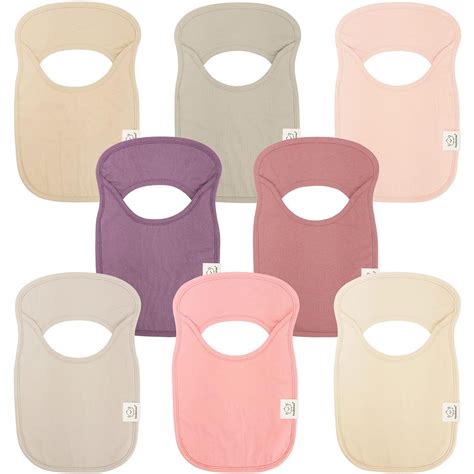 Amazon.com: 8-Pack Baby Bibs for Boys, Girls - Pull-on Bibs for Baby ...