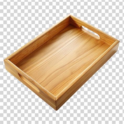 premium psd empty tray isolated  transparent background