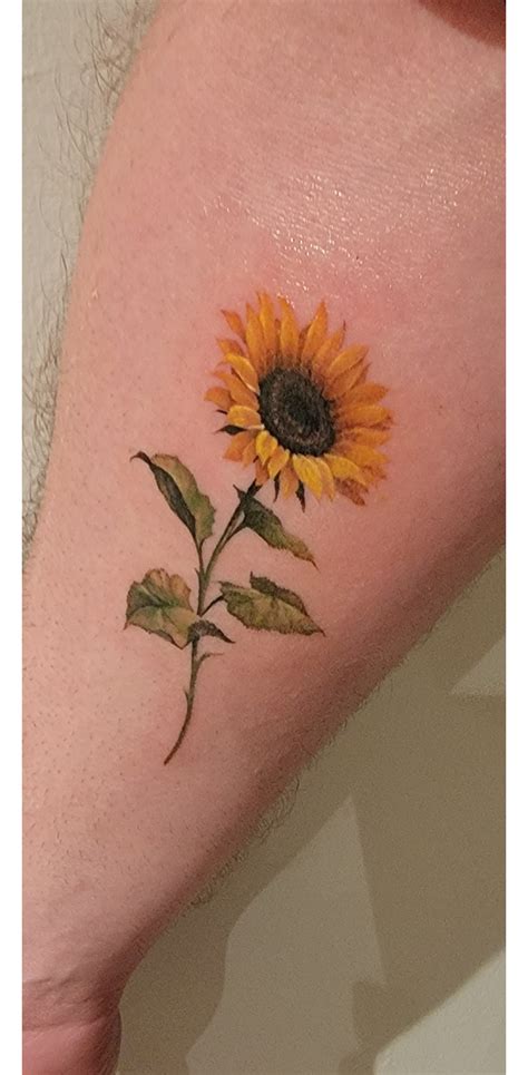 sunflower tattoo 9