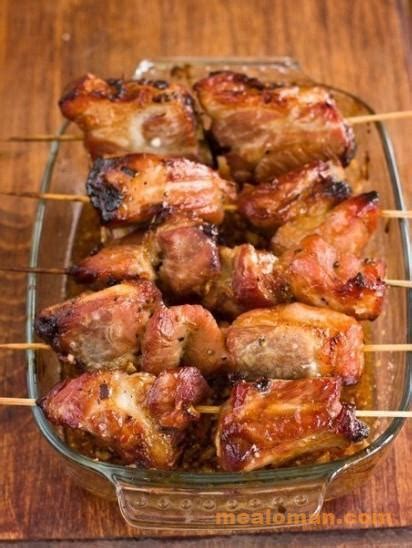 Шашлык, картофель, салат