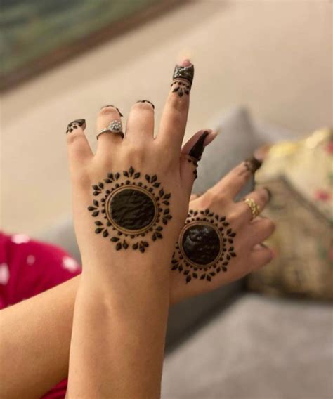 easy  simple gol tikki mehndi designs wedding mehndi