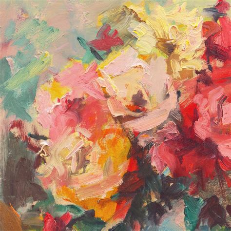 Celia Michelena - 'Still Life of Roses', San Francisco Bay Area Woman