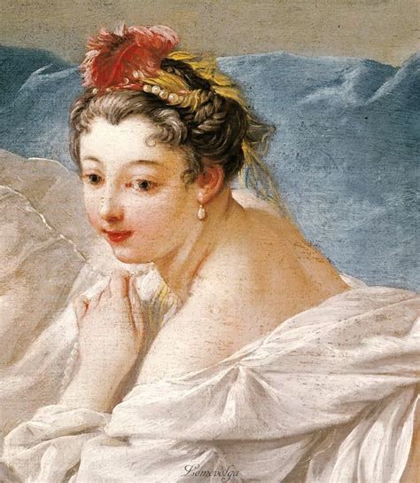 Буше, Франсуа Одалиска (Деталь) ок1740, 53х64 Лувр