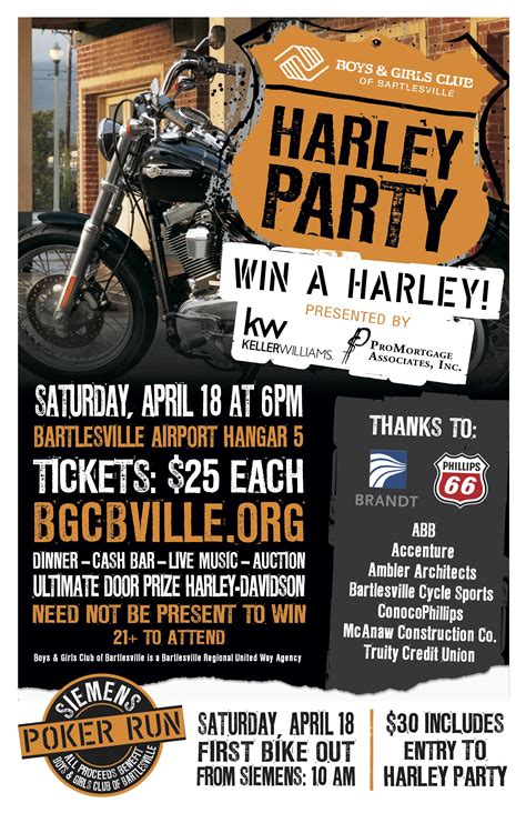 2015 Harley Party Sponsors - Longview