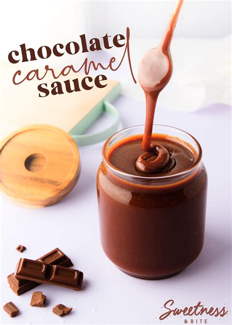 chocolate caramel sauce sweetness  bite