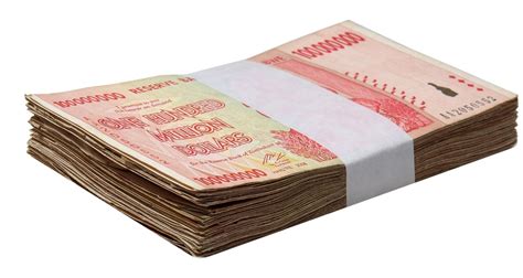 zimbabwe  million dollars  p  damaged   pcs bundle pack