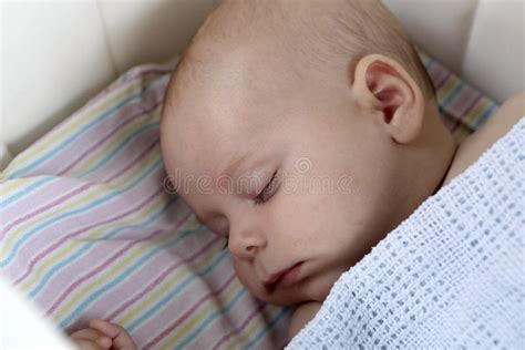 Sleeping newborn baby boy stock image. Image of month - 60215739