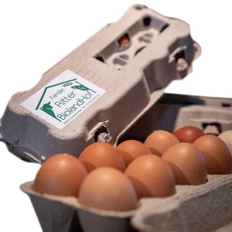 Bio Eier 6 Stück - Familie Ritter - Biolandhof