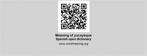 YUCAYEQUE - Spanish open dictionary