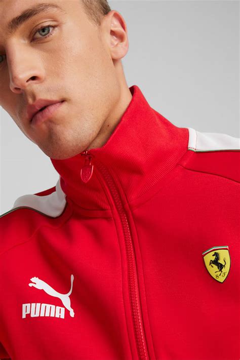 Scuderia Ferrari Race Iconic T7 Men's Motorsport Jacket | PUMA