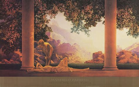 At Auction: Maxfield Parrish, Maxfield Parrish - Daybreak - 1999 Offset