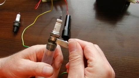 Прибор проверки свечей зажигания(УПСЗ). Проверка свечей под давлением ...