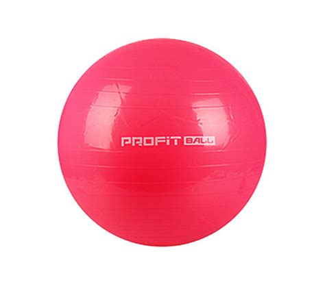 Мяч для фитнеса Profit Ball 75 см красный (фитбол, гимнастический мяч ...