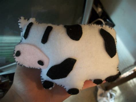 Harvest Moon Cow · A Cow Plushie · Sewing on Cut Out + Keep · Creation ...