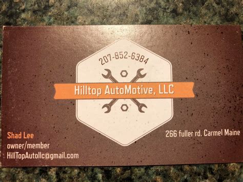 Hilltop Automotive LLC | Carmel ME