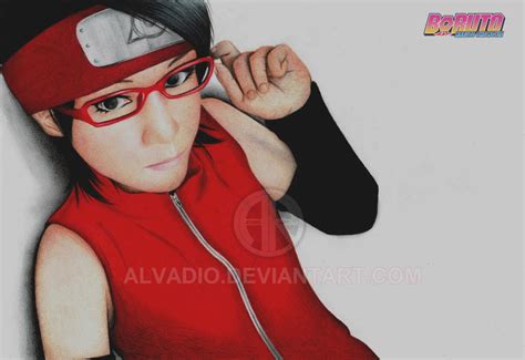 Uchiha Sarada [ Naruto ] Realistic by ALVADIO on DeviantArt