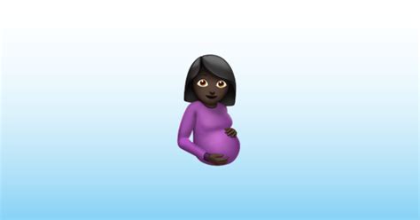 Pregnant Woman: Dark Skin Tone Emoji 🤰🏿