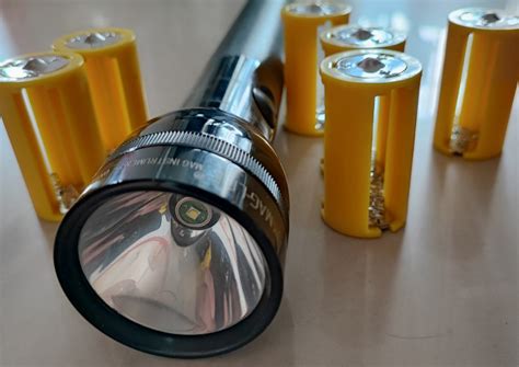 Maglite 6D classic with converted 3w LED bulb (not surefire, klarus ...