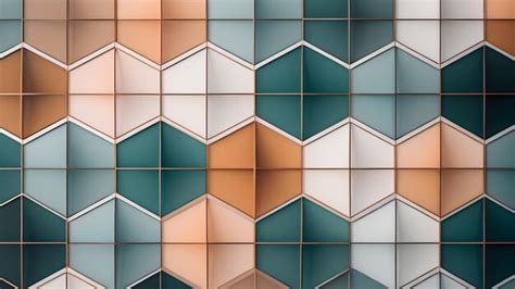 premium photo  geometric pattern wallpaper