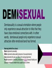 Understanding Demisexuality: Meaning, Origin, and Importance | Course Hero