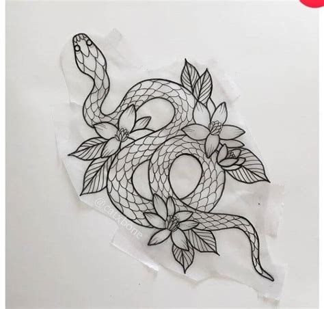 21 Realistic Snake Tattoo Drawing Ideas | PetPress