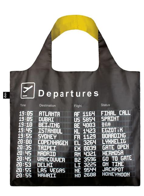 Arrivals Bag | Airport arrival, Water resistant tote, Reusable shopping ...