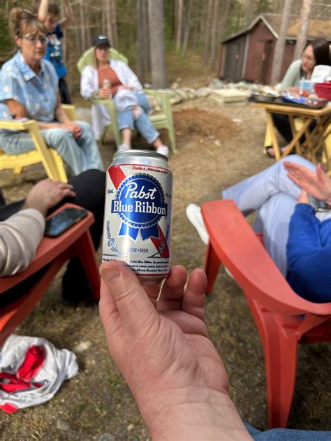 Pabst Blue Ribbon Bierfles Pabst Blue Ribbon Flat Top Breweriana