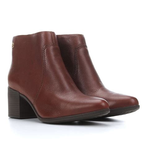 Bota Cano Curto Feminino - Bota Couro Bottero Texturizado Cano Curto II Feminina - Preto | Zattini