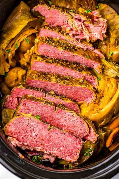 Corned Beef Brisket Crock Pot Recipe : Easy Tender Slow Cooker