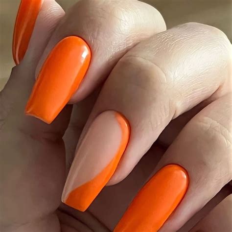 Пин от пользователя yanastiaa на доске Nails | Ногти, Оранжевый маникюр ...