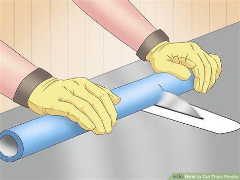 3 Ways to Cut Thick Plastic - wikiHow