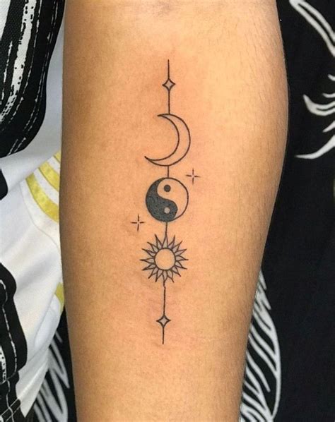 Yin Yang tattoo Tattoo forearm, Sun and Moon Tattoo, mystic tatoos ...