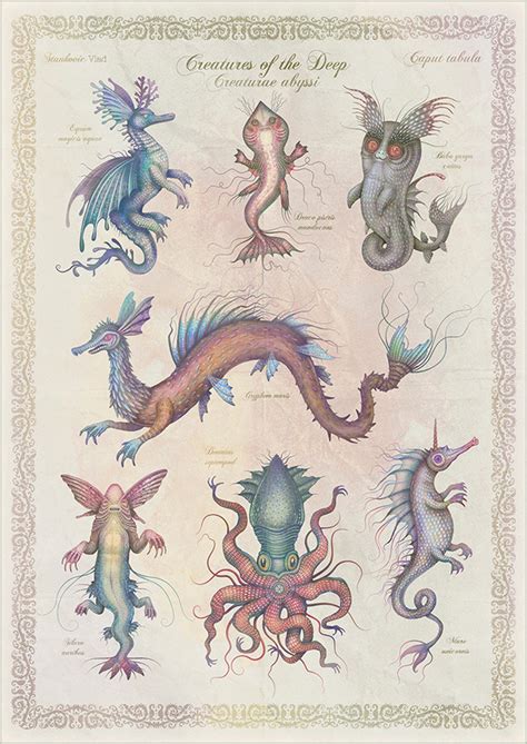 Creatures of the Deep on Behance