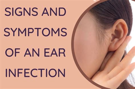 Signs and Symptoms of an Ear Infection