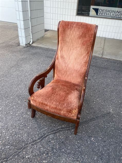 Antique accent chair