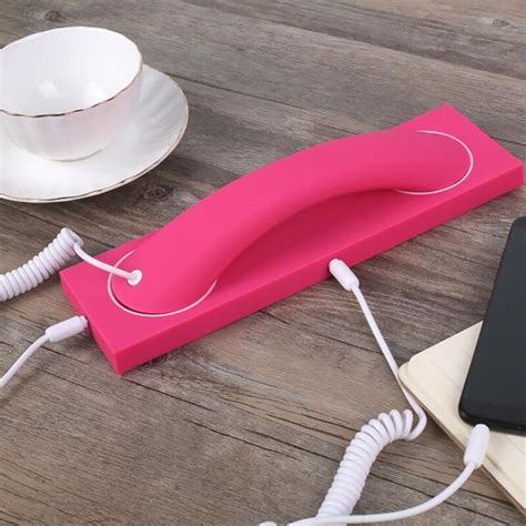 matte cell phone handset retro telephone handset grandado