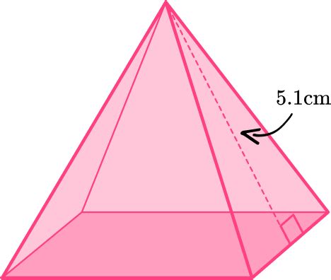 Surface Area of a Pyramid - Math Steps, Examples & Questions