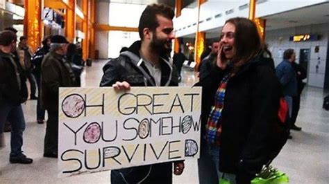 Hilarious Airport Greetings You Need To See - NewsD