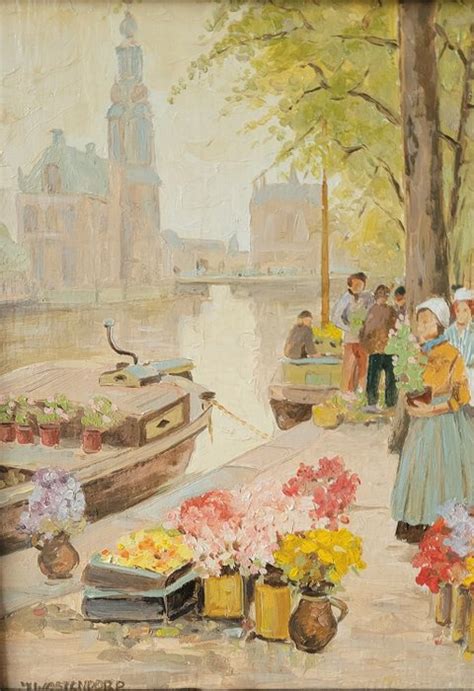J. Westendorp (XX) - Bloemenmarkt Haarlem - Catawiki