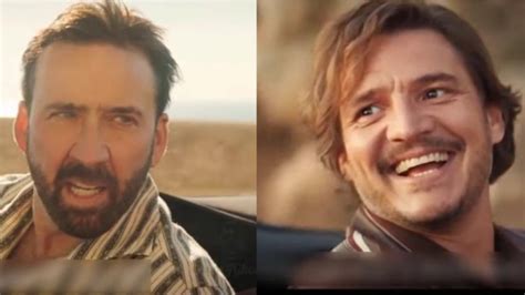 Nicolas Cage Looking At Pedro Pascal / Make Your Own Kind of Music ...