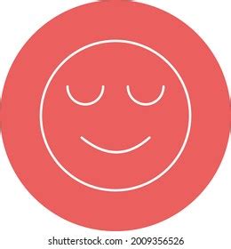 Satisfied Emoji Vector Icon That Can Stock Vector (Royalty Free ...