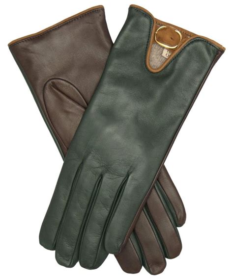 Women's Green Leather Gloves Leather Gloves Online - Green Gloves in ...